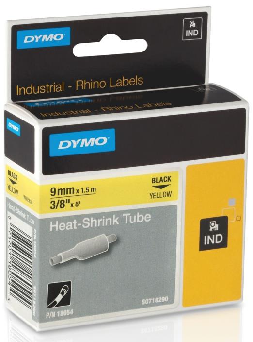 778684 Dymo 18054 Tape DYMO for kabelmerking 9mmx1,5m 